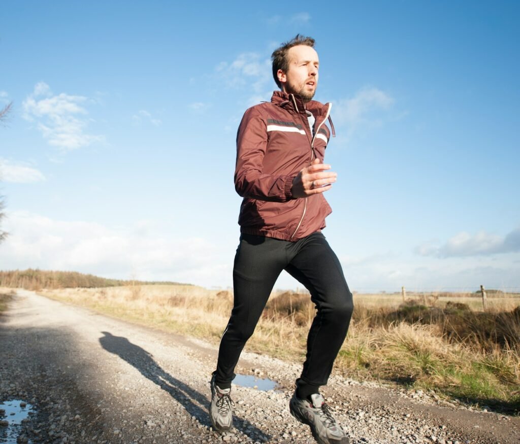 person running
